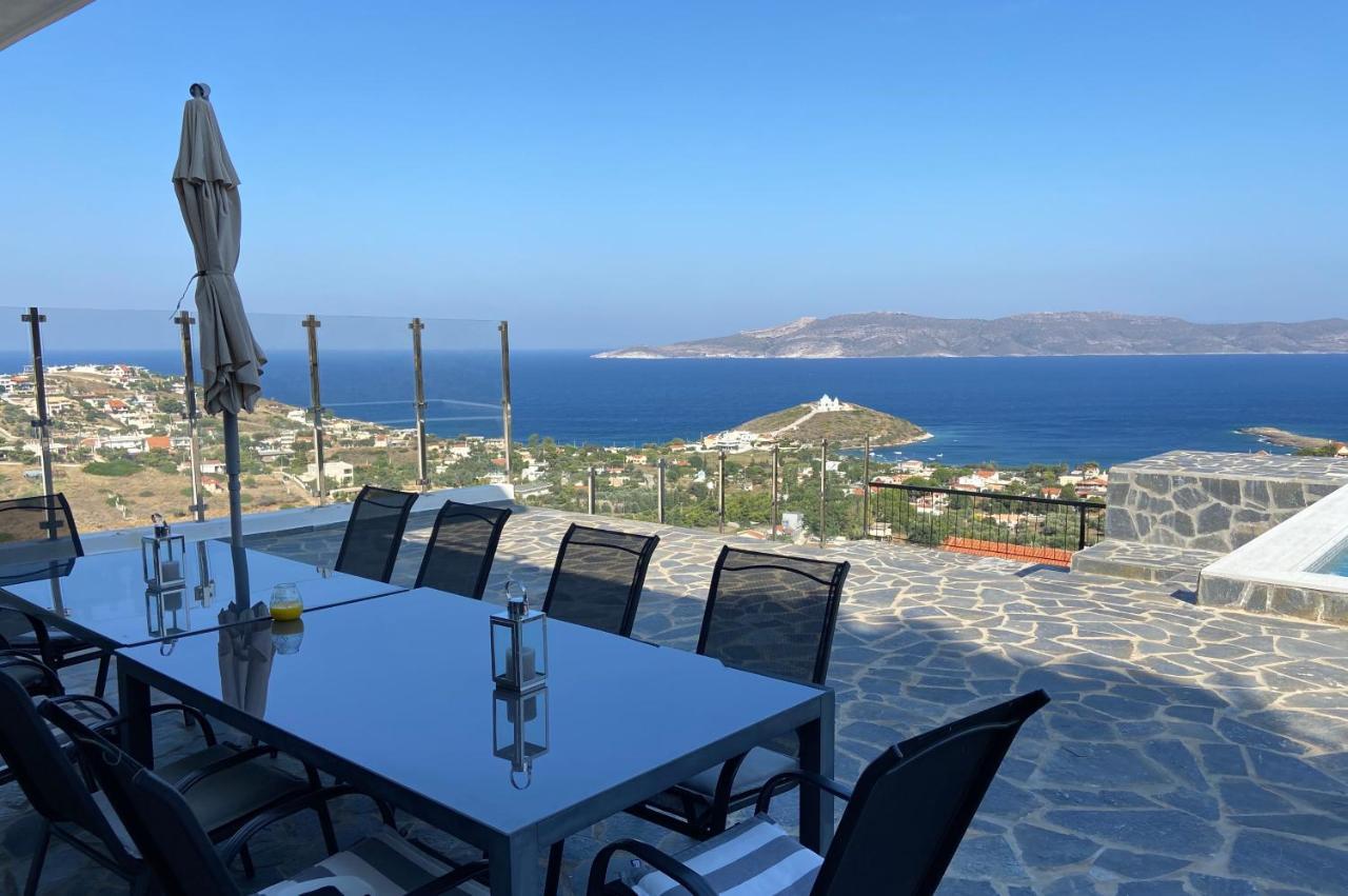 Villa Panorama Agia Marina Mikrolimanou Ngoại thất bức ảnh